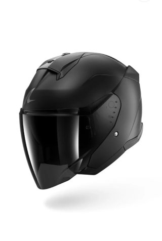 Casco Jet Shark dark Talla L