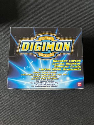 Caja de Cartas Digimon 1999 Bandai