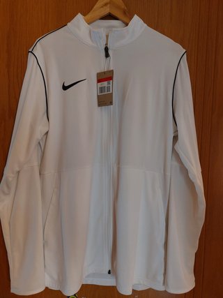 Chaquetas Chándal NIKE y JOMA Blancas L (nuevas)