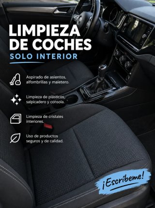 Limpieza interior de vehículos