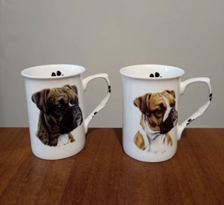 Set 2 Tazze Mug Cane Boxer