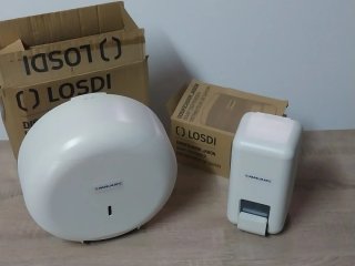 Set Dispensador Papel y Jabón Losdi