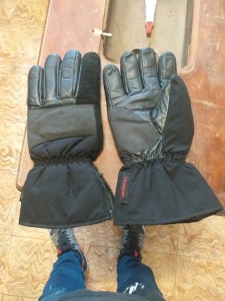 Guantes de moto negros
