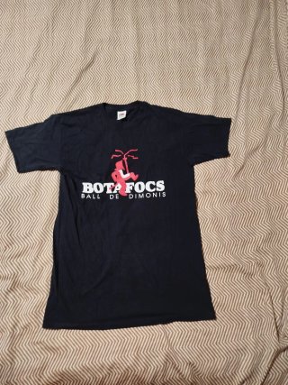 Camiseta unisex Negra Botafocs Ball de Dimonis