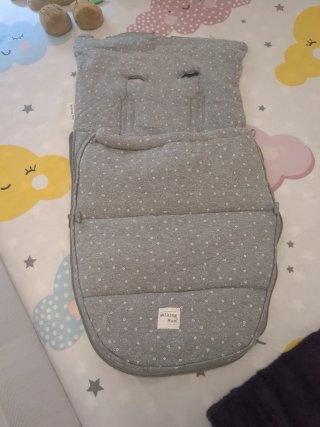Saco para silla Walking Mum gris con estrellas