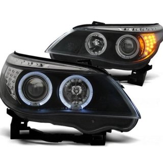 Faros delanteros Angel eyes BMW Serie 5 E60 E61