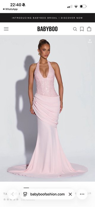 Vestido largo Babyboo rosa