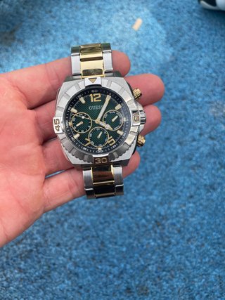 Reloj Guess Esfera Verde y Acero