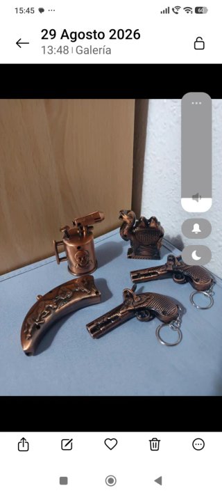 Set de 5 Mecheros Vintage, 13 euros todos