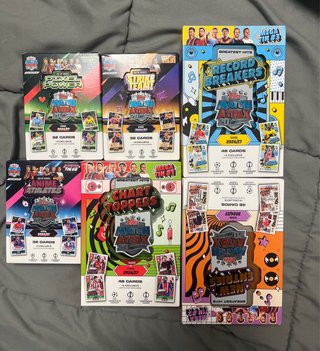 Lote de 6 Latas Match Attax 2026-2027 Topps