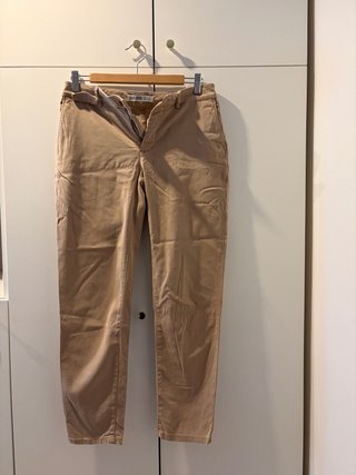 Pantalón Chino Zara Beige Talla S