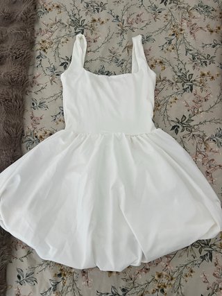Vestido corto blanco