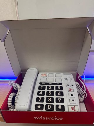 Teléfono Fijo Swissvoice para Mayores