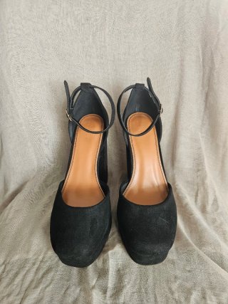 Zapatos de tacón Asos con plataforma negros