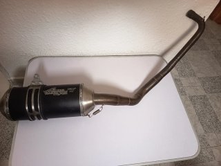 Tubo de escape Drap para Pit Bike