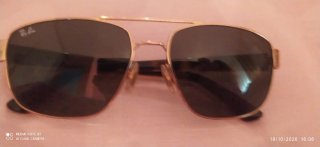 Gafas de sol Ray-Ban doradas