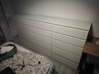 Cajonera blanca de 5 cajones, como nuevas