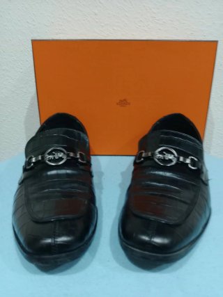 Zapatos Hermès Piel Cocodrilo Talla 40
