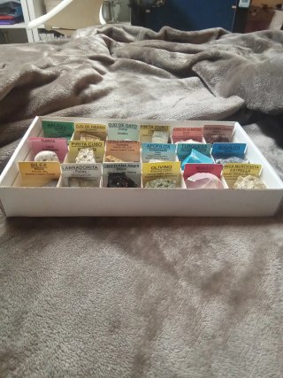 Colección de 18 Minerales del Mundo
