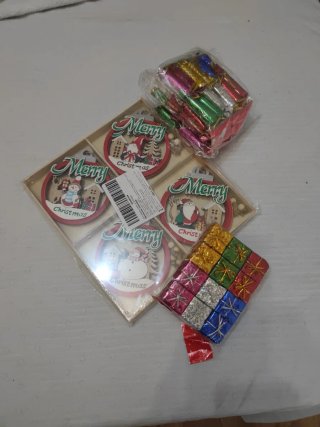 Lote de Adornos Navideños
