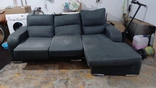 Sofá Chaise Longue Gris