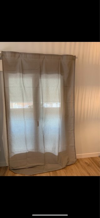Cortinas Grises - 2 unidades