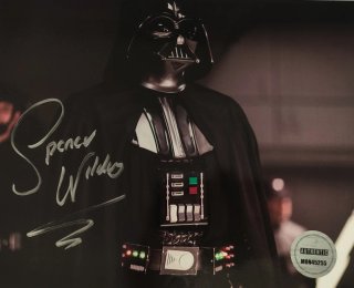 Fotografía firmada de Darth Vader
