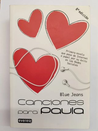 Libro "Canciones para Paula" de Blue Jeans