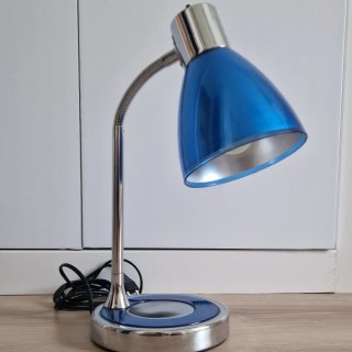 Flexo de escritorio azul
