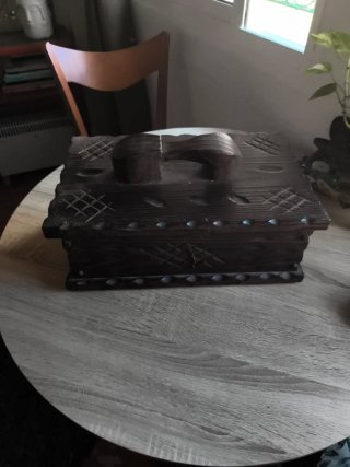Caja de Zapatero antigua