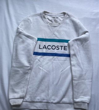 Sudadera Lacoste Blanca