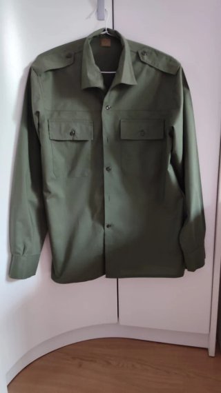 Camisa Verde Militar Talla L