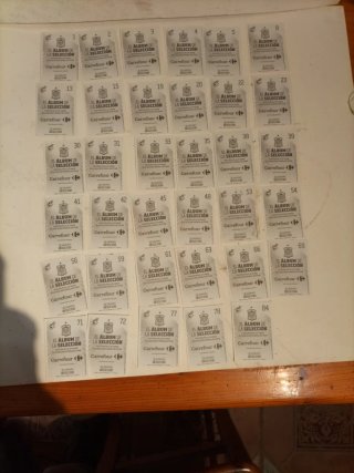 Lote de 35 Cromos Álbum Selección Panini 2021