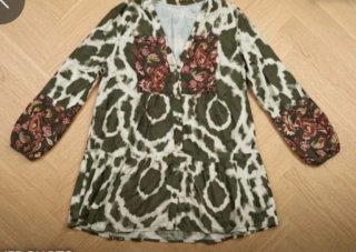 Vestido Oversize Estampado