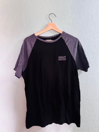 Camiseta Night Rider Negra Talla L