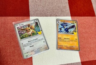 Cartas Pokémon Promo Eevee y Lucario 30 aniversari