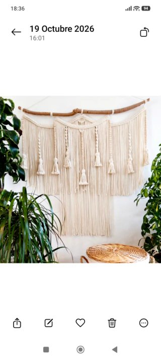 Tapiz Macramé 100x100cm