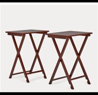 Set de 4 Mesas Auxiliares de Madera