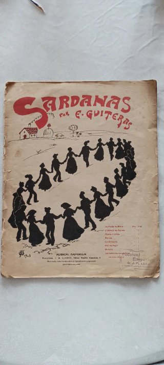 Partitura Sardanas E.Guiteras.Musical Empòrium1903