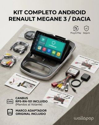 Pantalla Android para Renault Megane 3 / Dacia