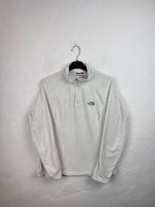 The North Face White Half Zip Fleece Women's M