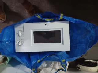 Microondas OK. Blanco