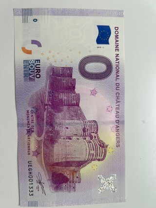 Billete Turístico 0 Euro Castillo de Angers