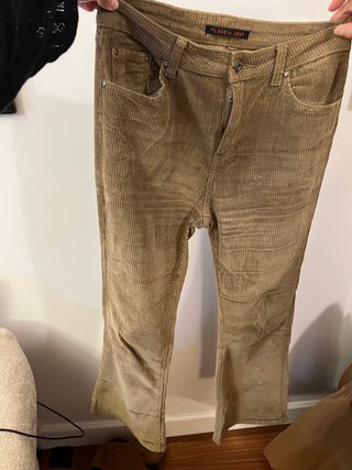 Pantalón de Pana Beige Place du Jour Talla 36