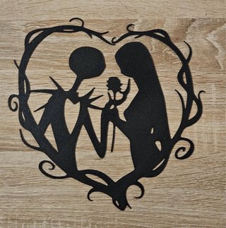 Decoración Pared Jack y Sally