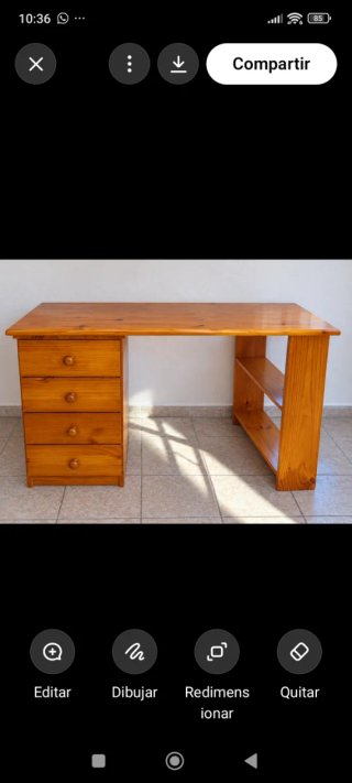 Mesa de Escritorio de Madera