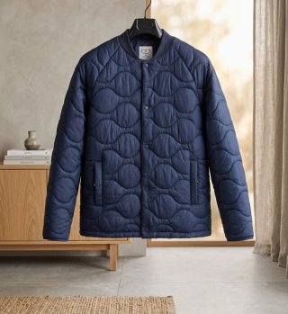 Abrigo Milano Azul Talla M
