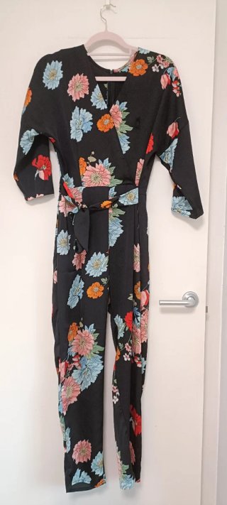 Mono Largo Estampado Flores Talla M
