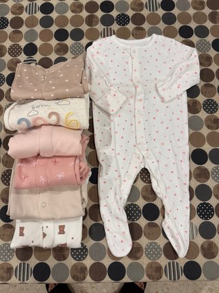 Lote de 7 Pijamas de una pieza