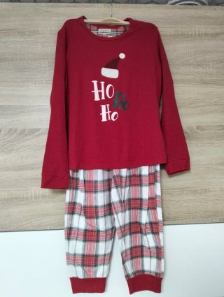 Pijama de Invierno Rojo y Blanco